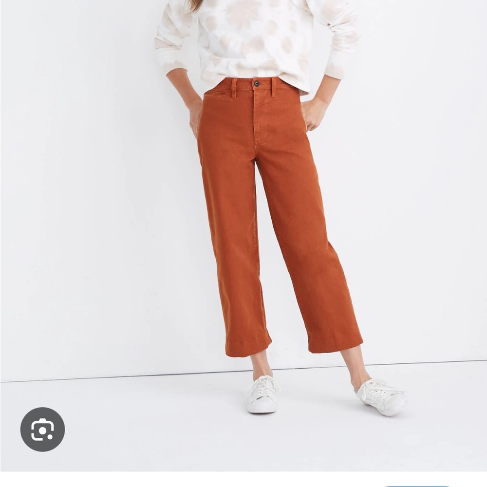 Madewell Emmett Wide-Leg Crop Pants Women’s Size 26 - Picture 1 of 9